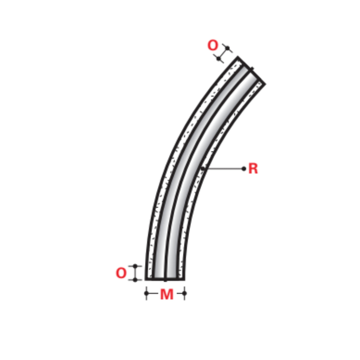 IPS 45° x 24" STANDARD RADIUS ELBOWS - ABOVE GROUND