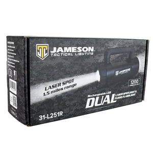 Jameson 31-L251R Rechargeable Dual Beam Spotlight | 1200 Lumens | 1.5 Mile Range