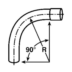 Schedule 40 PVC Elbows – 90° Special Radius