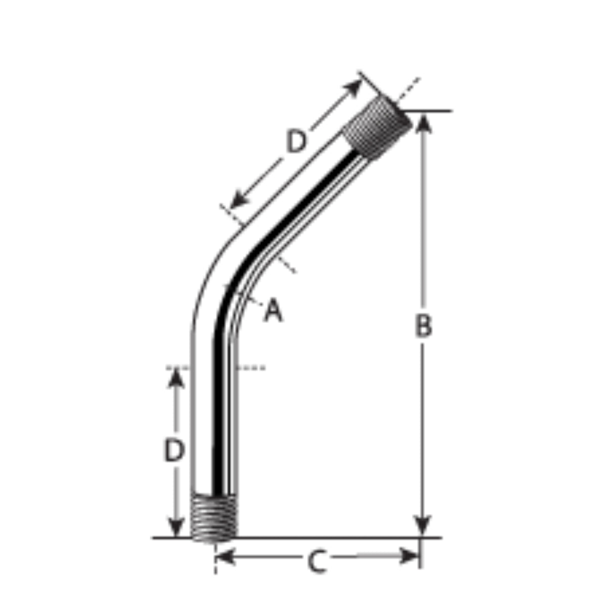 Galvanized Rigid Conduit (GRC) Large Radius 60ºElbows