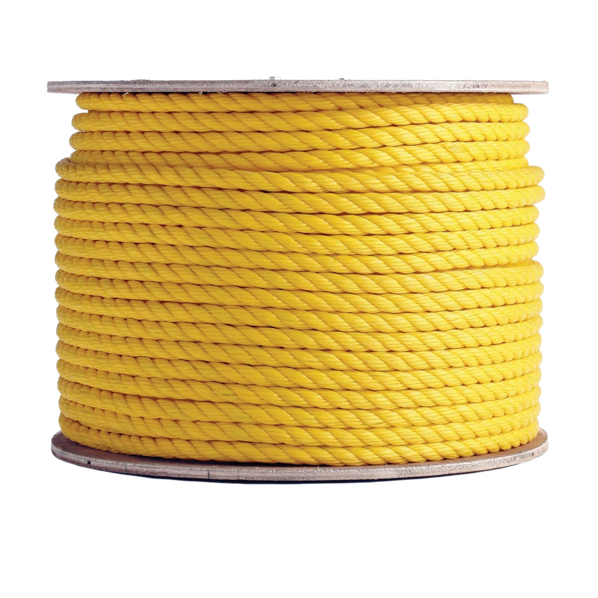 3 Strand Twisted Yellow Polypropylene Rope