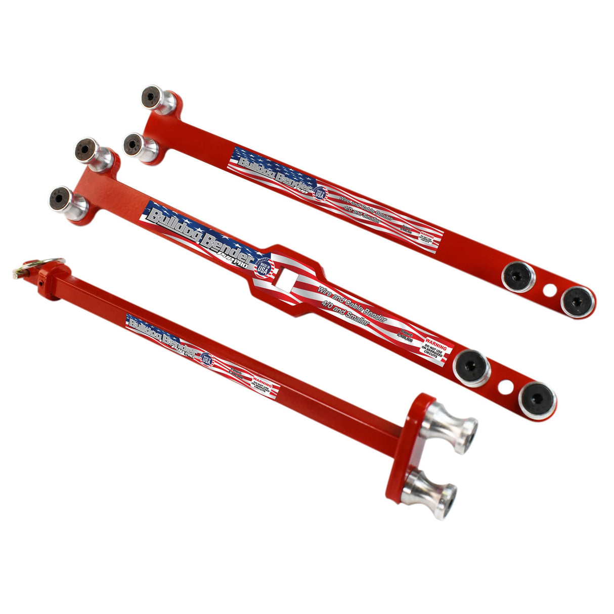 Bulldog Bender Pup 3-pc set (40-3) for up to 4/0 AWG