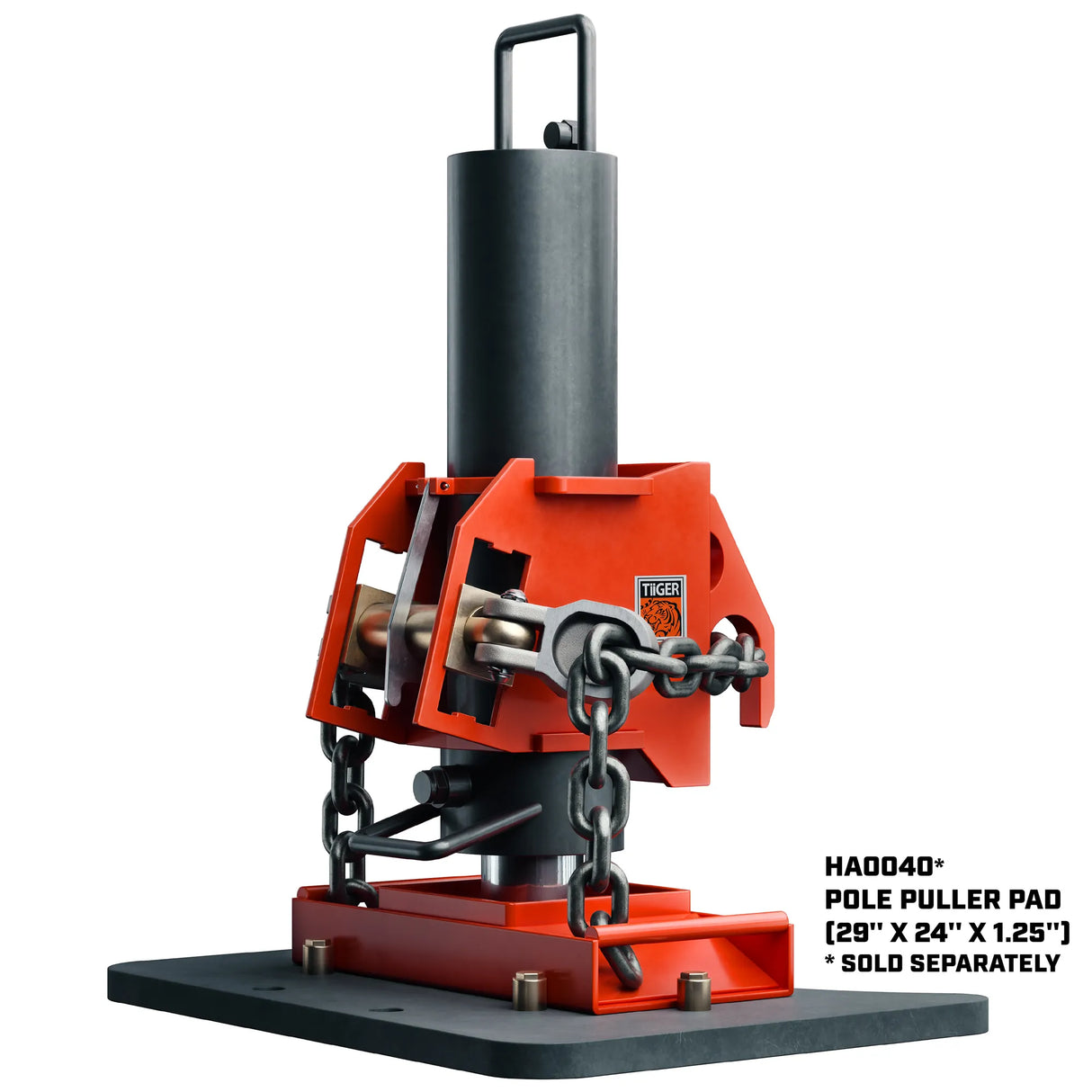 TiiGER 4001D hydraulic pole puller assembly