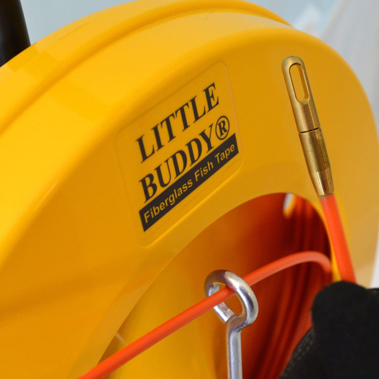 Jameson Little Buddy Fish Tape | 3/16" Fiberglass Rod | 150'–300' Conduit