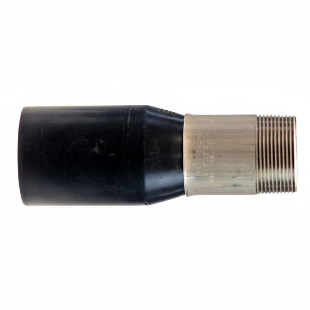 2" × 1" HDPE to NPT Reducing Transition Fitting | Series 500 Male & Female Threaded | Carbon Steel, Bronze, 304 SS, 316 SS
