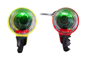 High voltage detector for 60kV to 500kV range, featuring green indicator lights and durable design for utility applications.