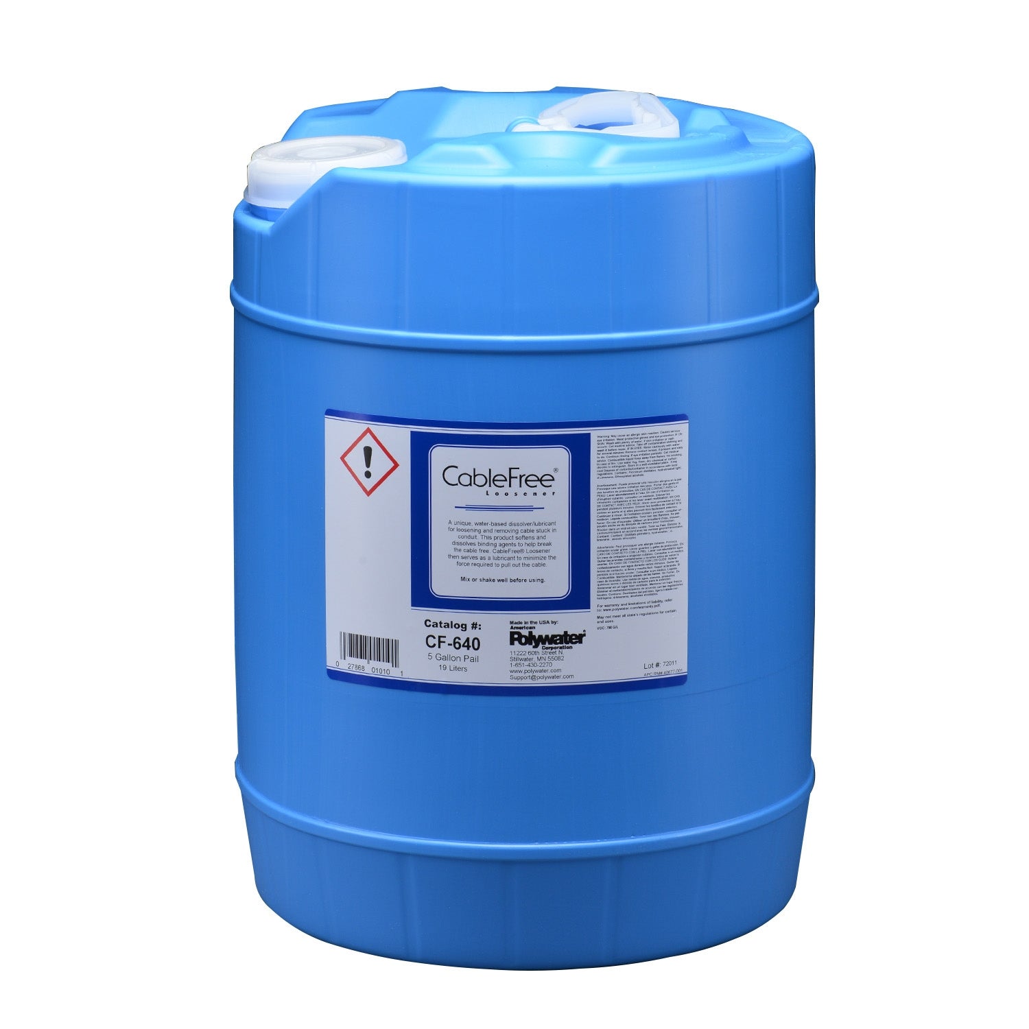 Polywater CableFree Loosener Lubricant | Utility Pipe Supply