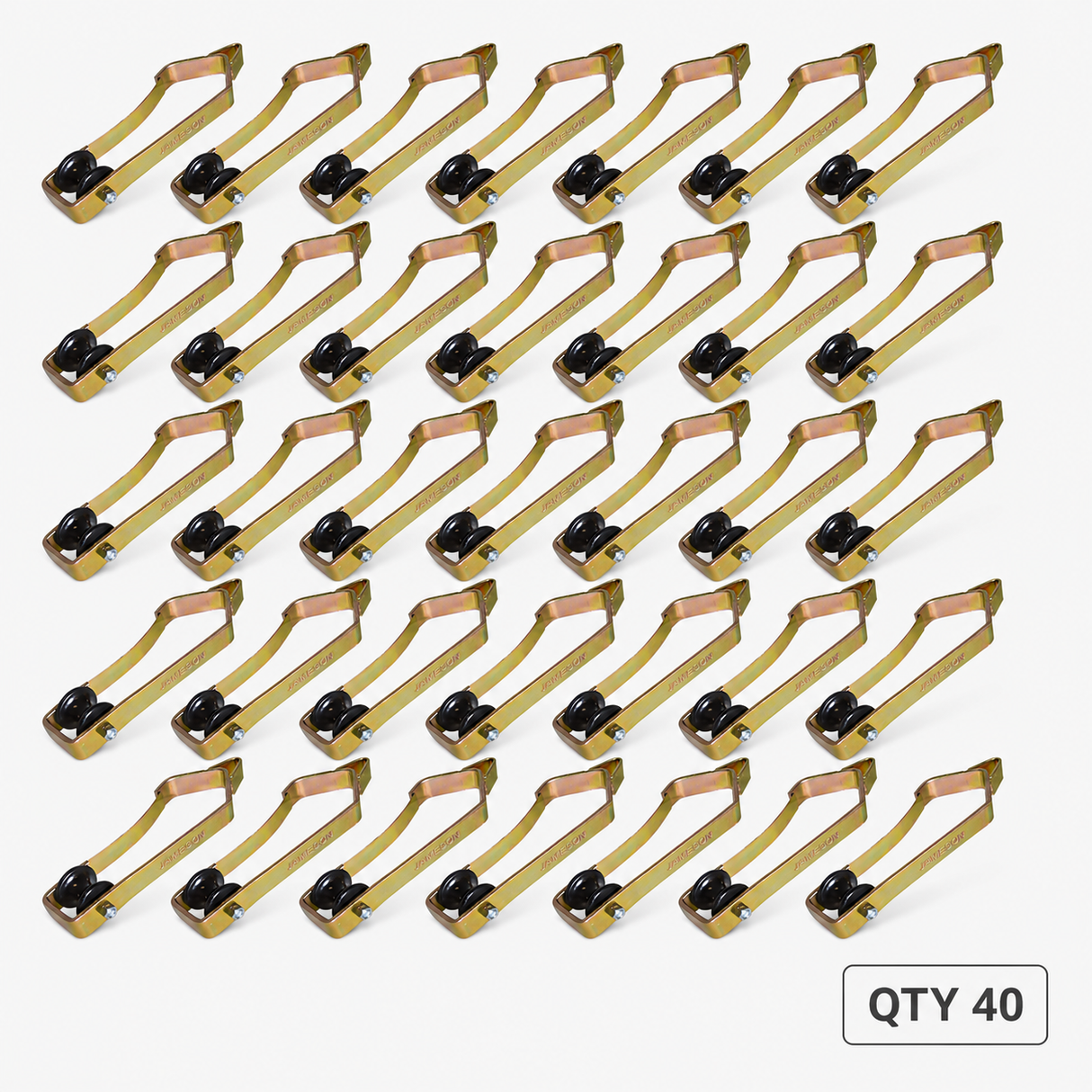 Jameson Easy Rider overlash stringing block 90-400 nylon roller 40-pack case | Utility Pipe Supply