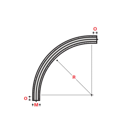 ID 90° x 36" Standard Radius Elbows - ABOVE GROUND