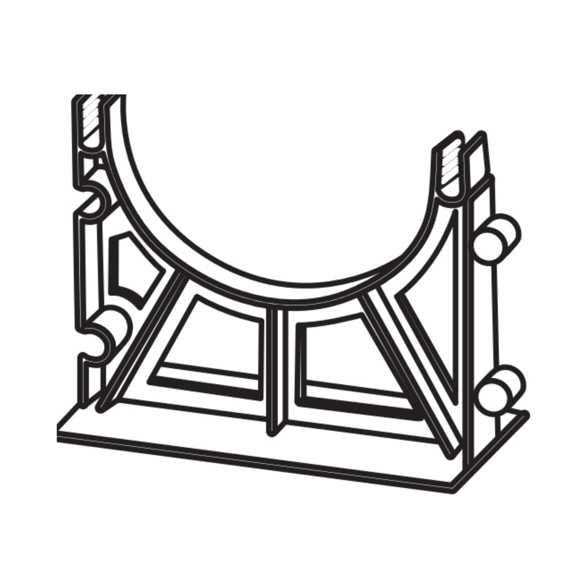 EMT Conduit Spacers – Fits 1/2, 3/4, 1, And 1-1/4 Electrical Conduit, Wall Mount Alignment Clips For Pipe Spacing And Organization EMT Conduit Spacers – Fits 1/2, 3/4, 1, And 1-1/4 Electrical Conduit, Wall Mount Alignment Clips For Pipe Spacing And Organization