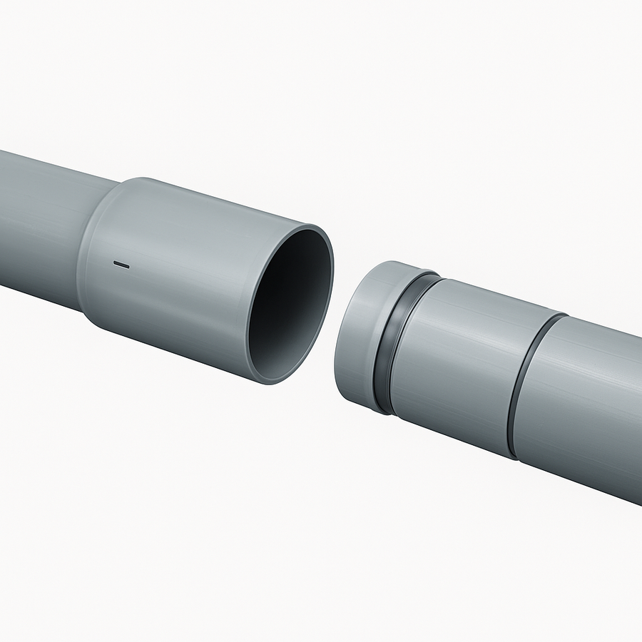 Pvc Secttions Prime Schedule 40 PVC Conduit | Utility Pipe Supply