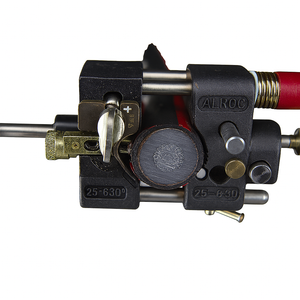 Semi peelable conductor scorer tool for medium and high voltage cables, featuring adjustable settings and precision design.