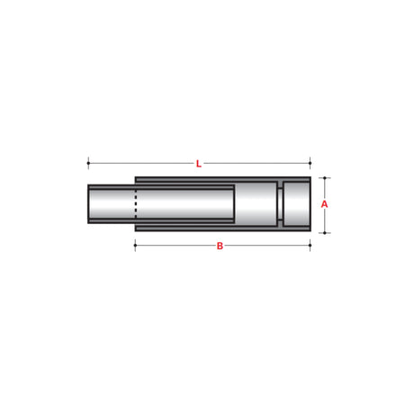 SINGLE EXPANSION JOINT SOCKET X SPIGOT, NO O-RING - ABOVE GROUND