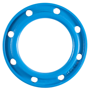 Epoxy-Coated Ductile Iron Back-Up Ring for IPS & DIPS HDPE Flange Connections, SDR 7–11