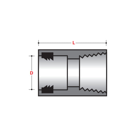 FEMALE ADAPTER WITH GASKET - BELOW GROUND