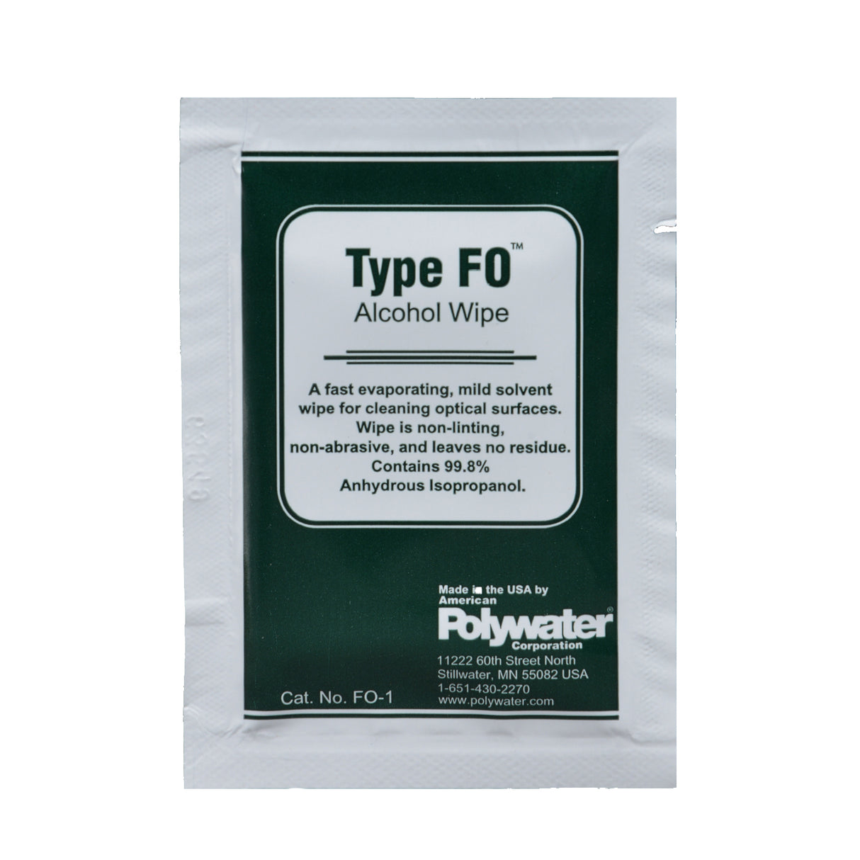 Polywater Type FO Fiber Optic Cleaner