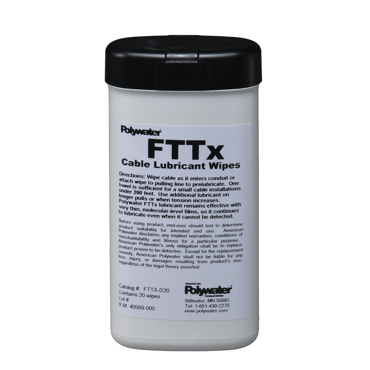 Polywater FTTx Cable Installation Lubricant