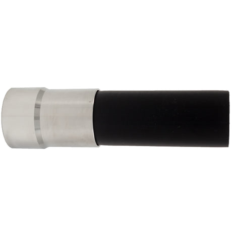 Standard Female NPT transition fitting with epoxy-coated carbon steel, 304 stainless steel, or 316 stainless steel collar and HDPE extension for SDR 7–17 piping systems.