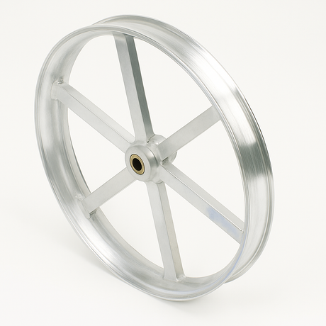 Adjustable center tube mount for fiber optic sheave, designed for efficient cable management in utility applications.