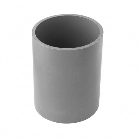 Long line Schedule 40 sleeve repair coupling with no internal center stop