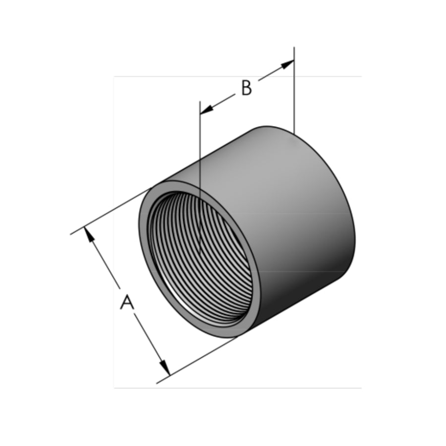 Split Rgc Conduit Extensions Galvanized Rigid Conduit (GRC) Couplings | Hot-Dip Steel | Utility Pipe ...