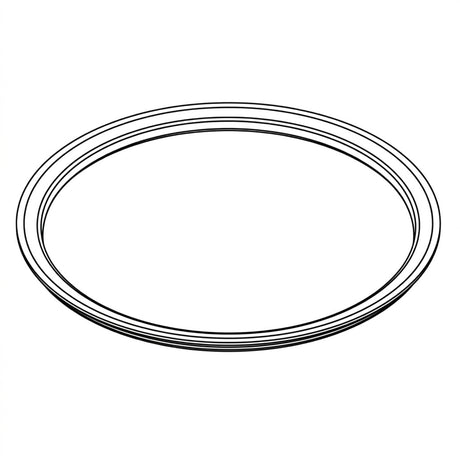 PVC Bore-Gard triple-lobed gasket seal for Schedule 40 trenchless conduit