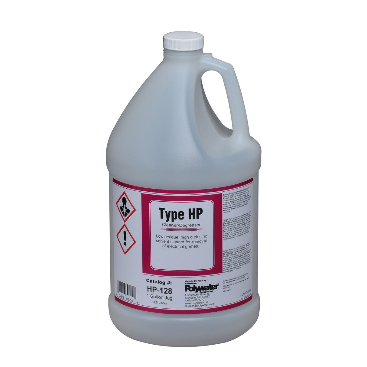 Polywater Type HP Multipurpose Solvent Cleaner