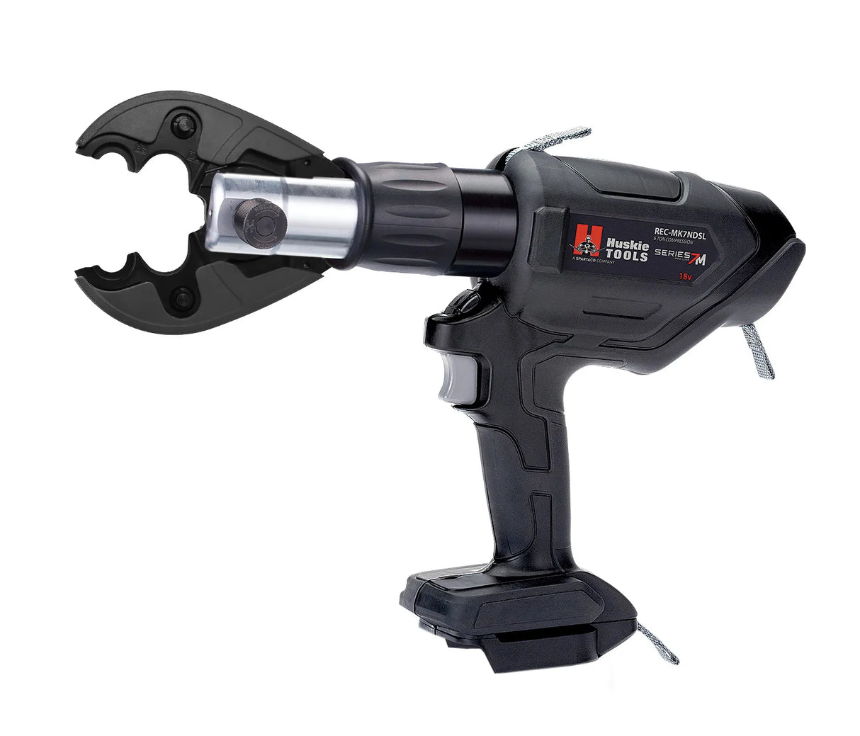 Huskie REC-RL7NDSL 6-ton interchangeable-head crimping tool kit, Milwaukee M18