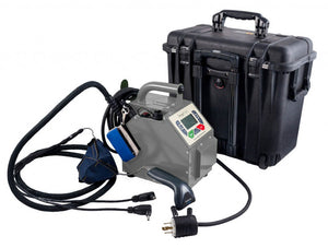 IntegriFuse I-60 120V electrofusion processor with wheeled Pelican case, fusion leads and L5-30 power cord