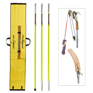 Jameson JE-18LCKIT-34DP 18 ft Big Mouth double-pulley line clearance pruner kit with 1-3/4 in cut capacity and quick-change saw head