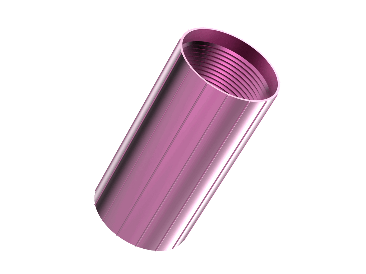 Aluminum Coupler Reverse-Threaded