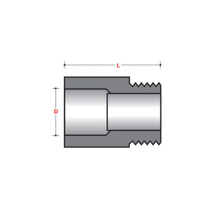 Male Adapter Fittings - Tapered Thread - BELOW GROUND