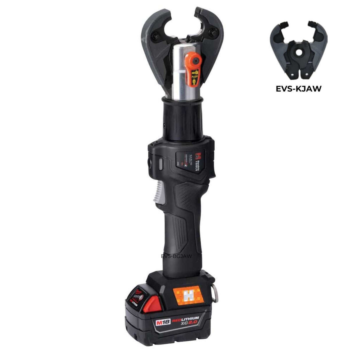 SLA 6 TON INLINE CRIMPING & CUTTING TOOL WITH INTERCHANGEABLE JAWS | MILWAUKEE | Utility Pipe Supply