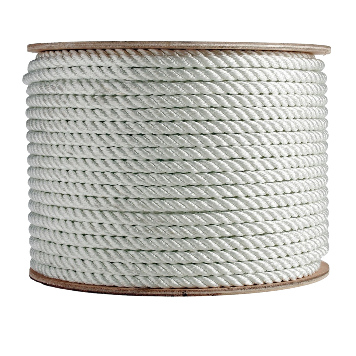 1/2" - 3 Strand Twisted White Nylon Rope