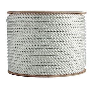 1/2" - 3 Strand Twisted White Nylon Rope