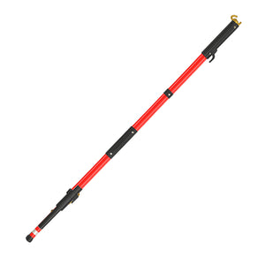 Foam-cored fiberglass clampstick tool with a 1.25-inch pole, designed for utility applications and easy handling.