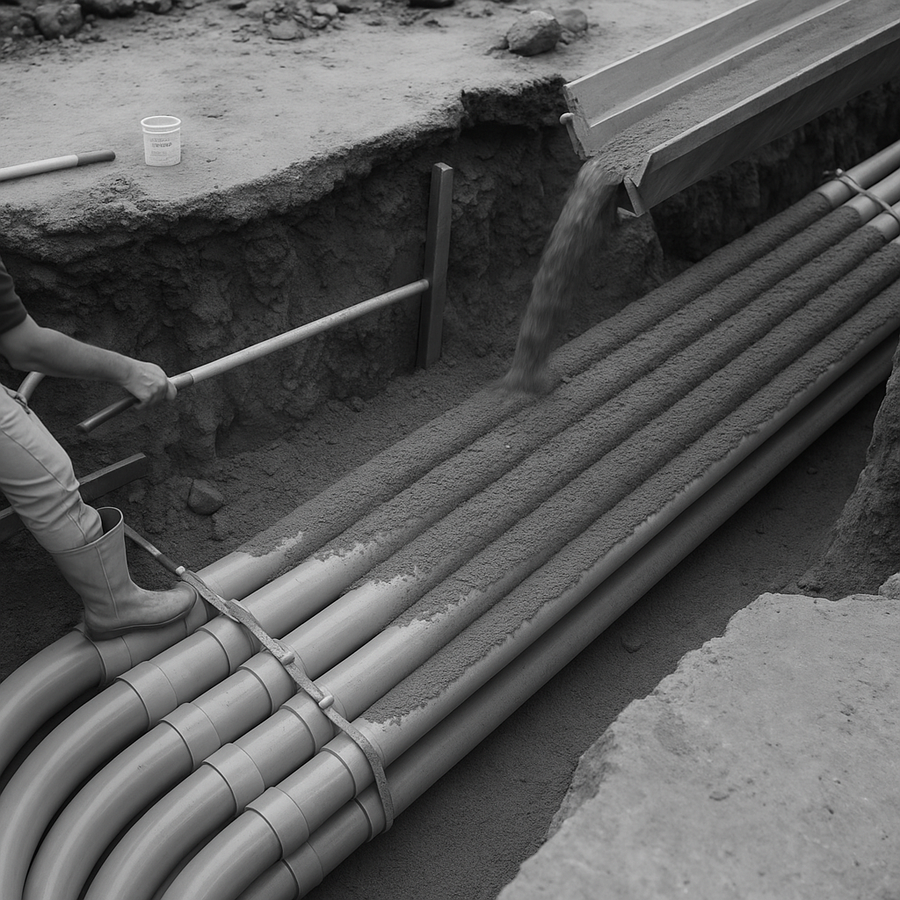 PVC Conduit | DB-120 | Bell End | 10' and 20' Lengths | Utility Pipe Supply