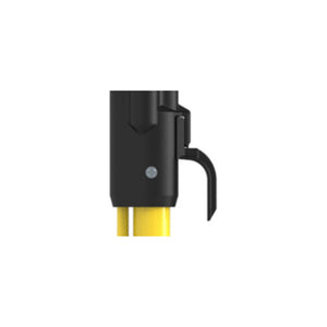 Pentagonal Clampstick with external rod, 1.25-inch diameter, featuring a universal adapter option for versatile utility use.