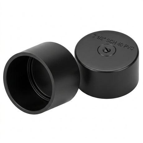 Pipe cap for Schedule 40 and 80 conduit, 2 inch and 4 inch sizes