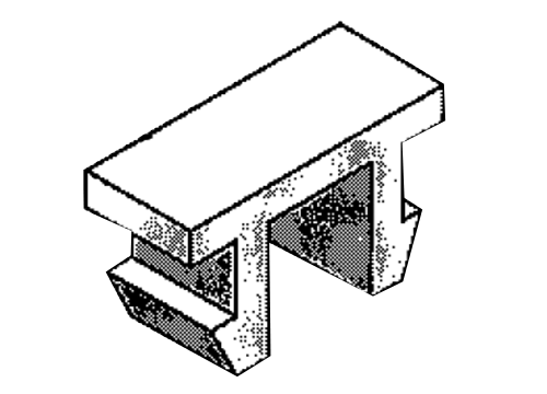 Heavy-Duty Plastic Retaining Clip - Secure Fastening Solution