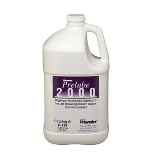 Polywater Prelube 2000 – 1-gallon jug of fiber optic cable-blowing lubricant.