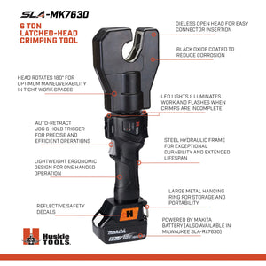 6.2-Ton Inline Dieless Crimping Tool | SLA-MK7630 | Makita LXT