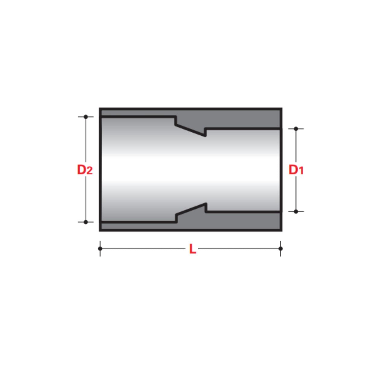 REDUCING ADAPTER - ABOVE GROUND