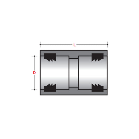 STOP COUPLING WITH GASKET - BELOW GROUND