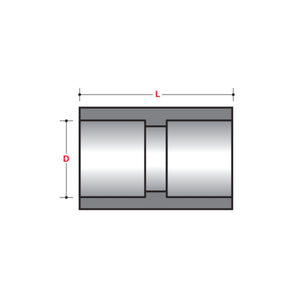 Stop Coupling - Double Bell Fitting (XW) - ABOVE GROUND