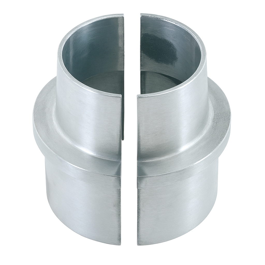 Aluminum conduit adapter designed for seamless connections in underground utility installations.