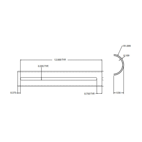 Stainless Steel BriteRail Sanitary Strut