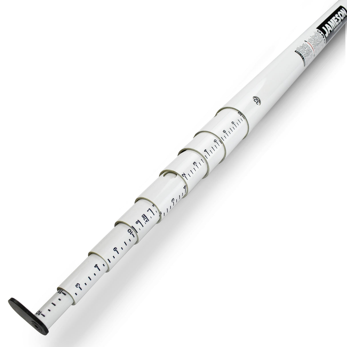 Jameson TP-136M 36 ft round telescoping measuring pole with English and Metric scale