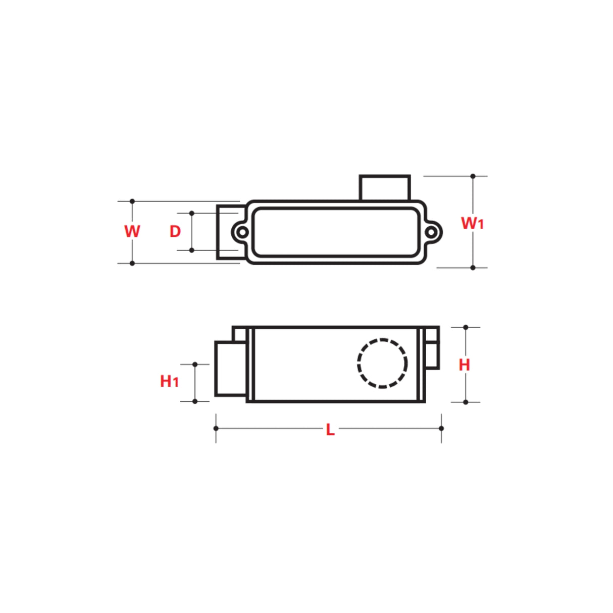 Conduit Bodies (XW) Type LR - Above Ground Fittings