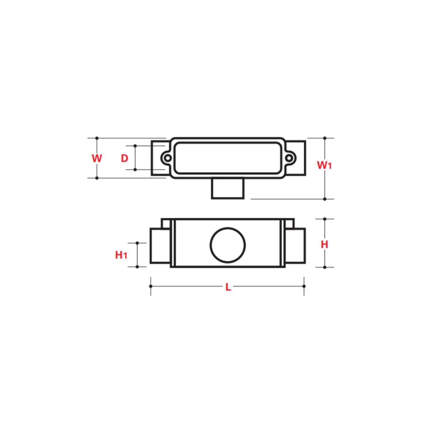 Fiberglass Type T Conduit Bodies | ID | Branch Circuit Access | Utility ...